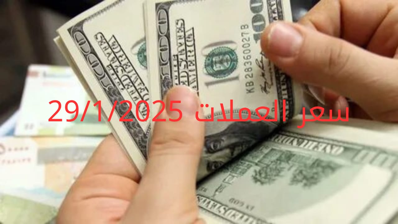 سعر الدولار والعملات في البنك المركزي وجميع البنوك المصرية 29-1-2025