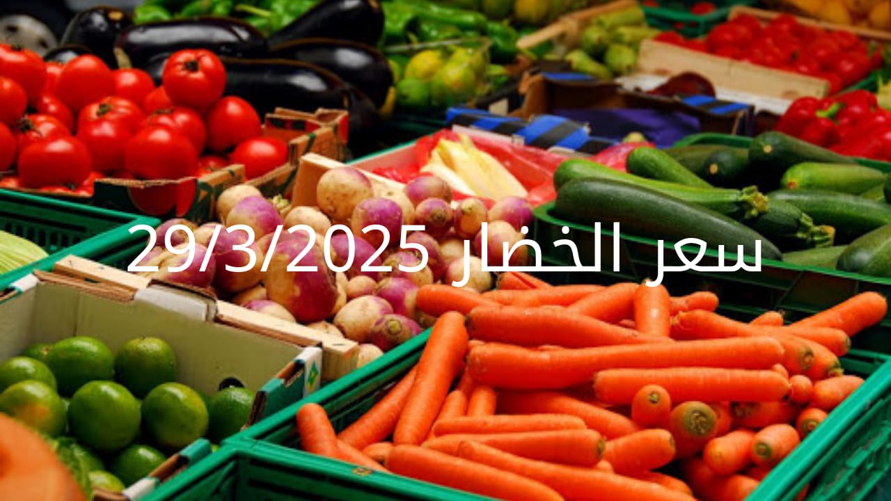 أسعار الخضار اليوم بالكيلو السبت 29-3-2025 بسوق العبور