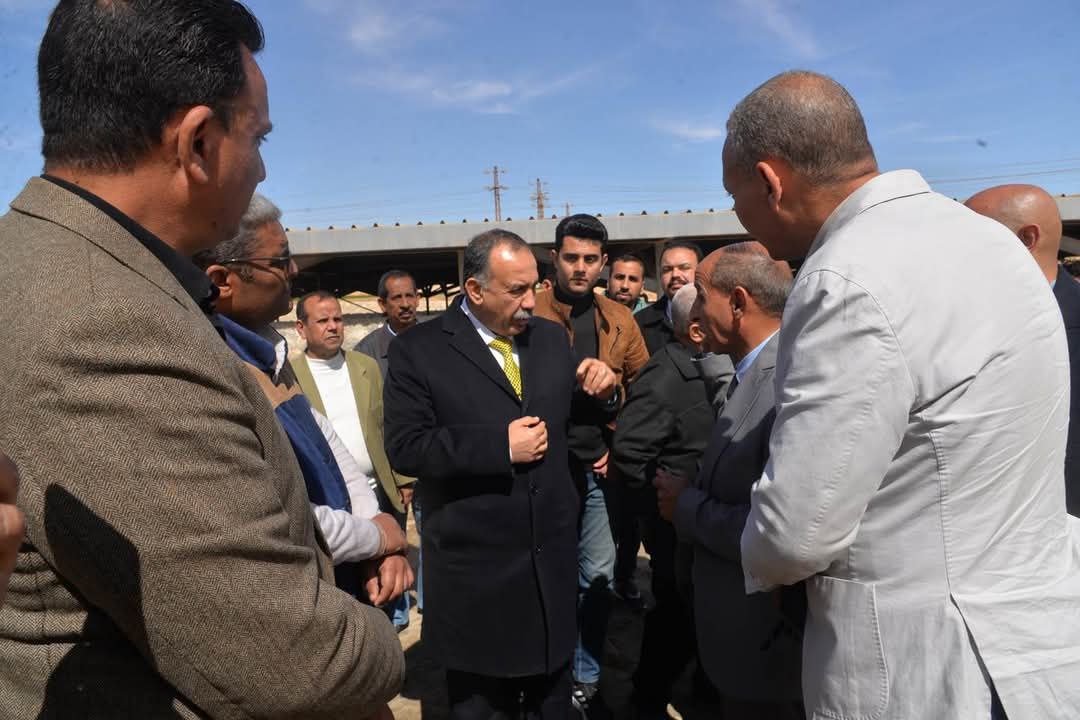 محافظ أسيوط يتفقد الأعمال الجارية بمشروع المجزر النصف الآلي للماشية بعرب مطير استعدادًا لافتتاحه