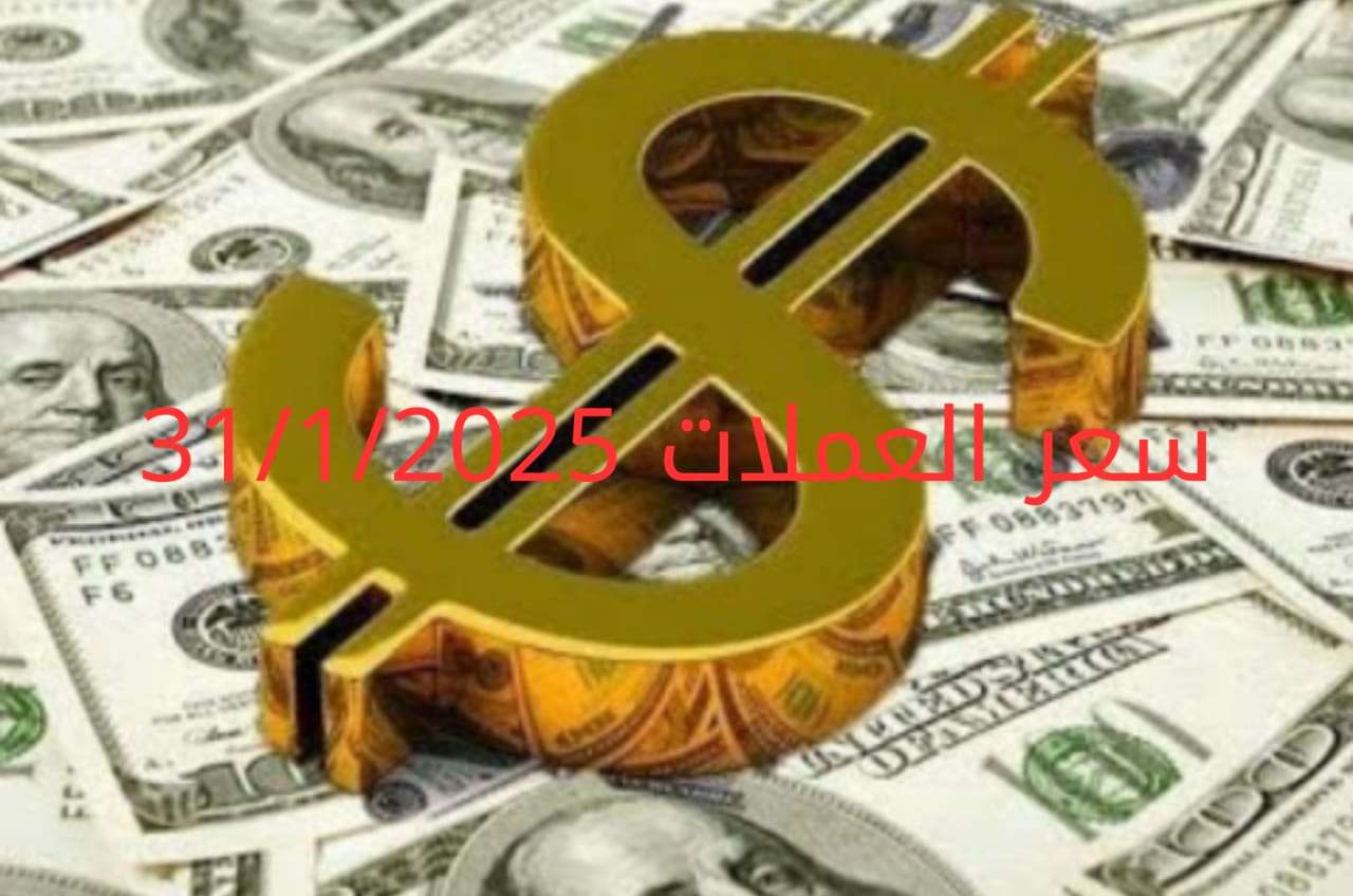 سعر الدولار والعملات في البنك المركزي وجميع البنوك المصرية 31-1-2025