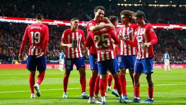 أتلتيكو مدريد يحقق فوزًا سهلًا على رايو فاليكانو بثلاثية نظيفة