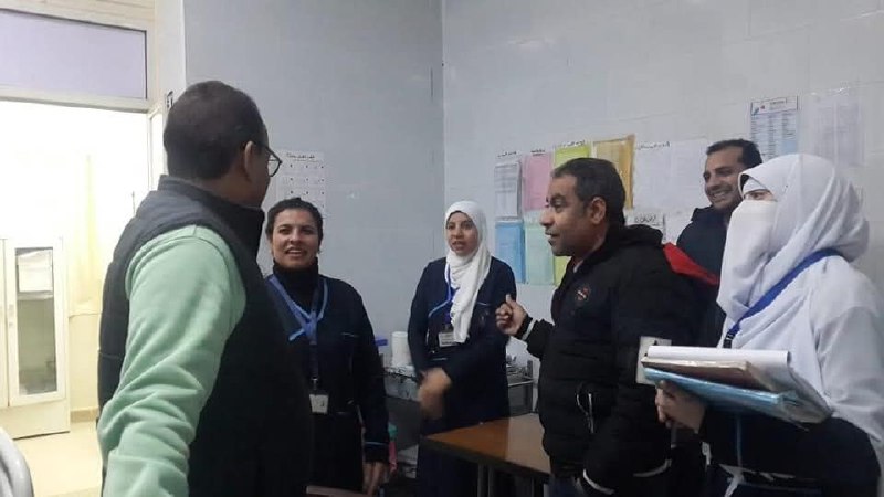 جولة مفاجئة لمسؤولي صحة أسيوط على مستشفيات المدينة منتصف الليل