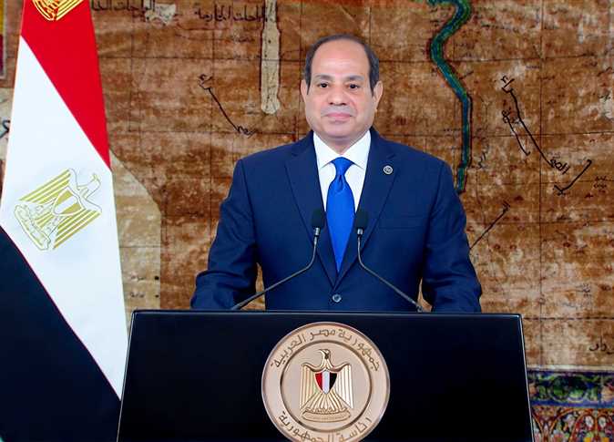 بمناسبة تحرير سيناء الرئيس عبد الفتاح السيسي يوجه كلمة الي الرئيس الامريكي دونالد ترامب
