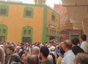 تشييع جثمان شهيد لقمة العيش بقرية شبرا هارس بالقليوبية