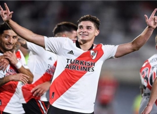 سجل بورخا وماستانتونو الهدفين اللذين منحتا الفوز لريفر بليت 2-0 على سان مارتن