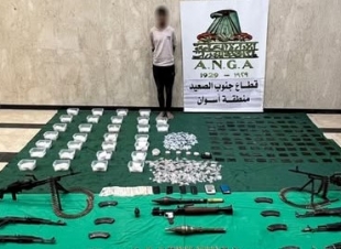  تصفية 5 عناصر شديدة الخطورة وضبط آخر بأسوان بحوزتهم مخدرات بـ20 مليون جنيه وأسلحة ثقيلة
